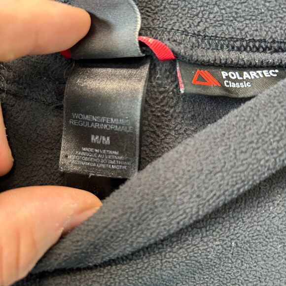 The North Face Polartec Fleece Pants Women's Medium Black Soft Warm Outdoor - Picture 4 of 7